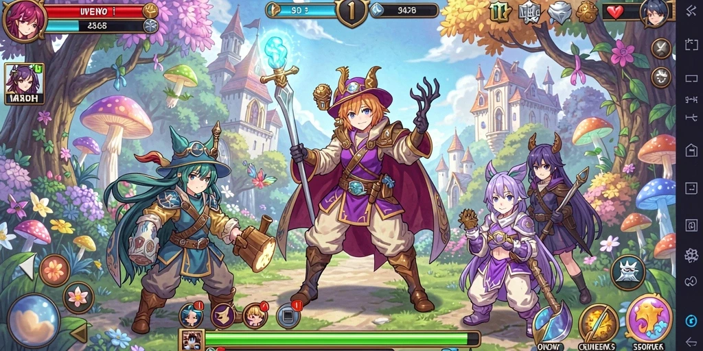 9zk - Lingkungan level yang dirancang dengan detail menawan.