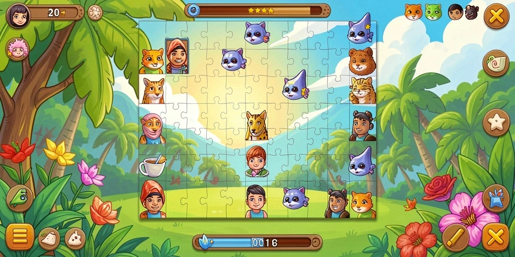 zk6 - Screenshot kedua menampilkan lingkungan permainan yang indah.